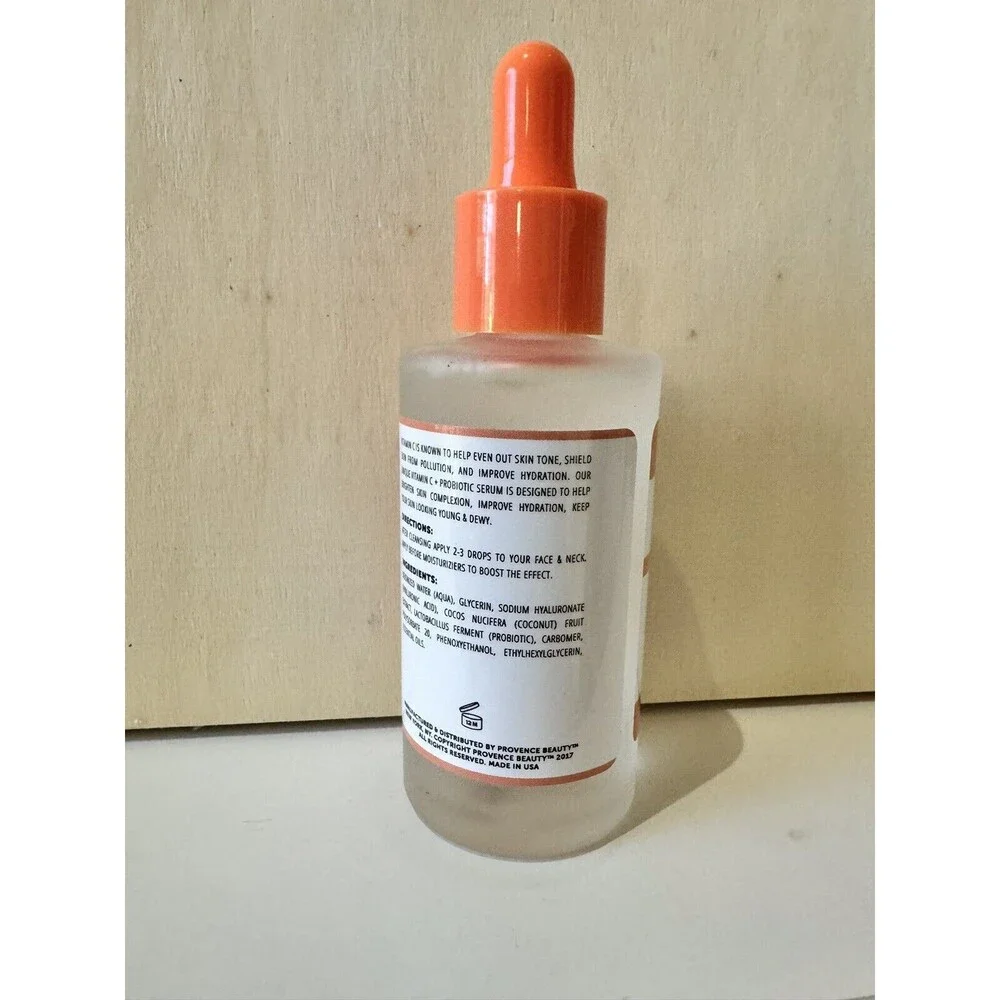 Provence Beauty Pure Organic Vitamin C Glow FACIAL SERUM 2 fl oz